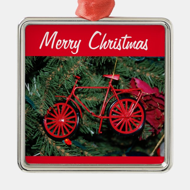 Bicycle Ornament on a Christmas Tree (Front)