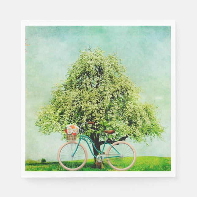 Bicycle Paper Napkin (Front)