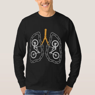Bicycle Parts Anatomy Biking Cycling Cycle Riding  T-Shirt
