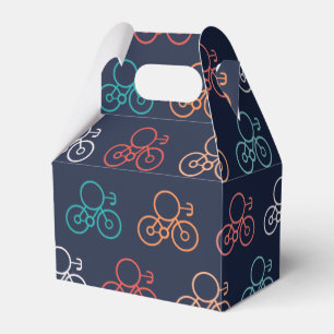 Bicycle Pattern Favour Box