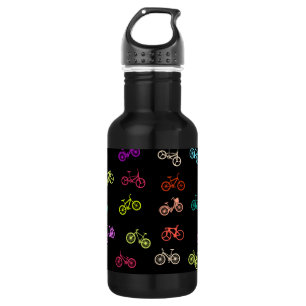 Bicycle pattern invitation tissue paper 532 ml water bottle