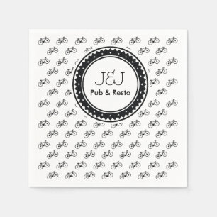 Bicycle Pattern Napkin