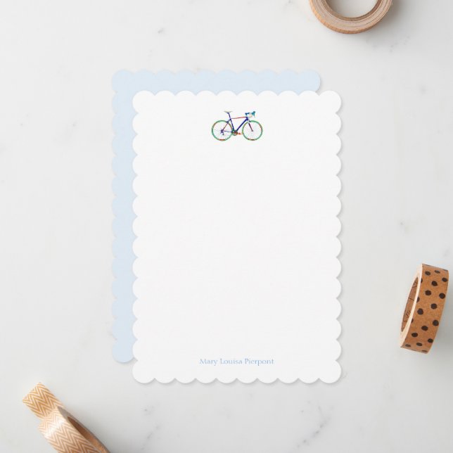 Bicycle personalised card (Front/Back In Situ)