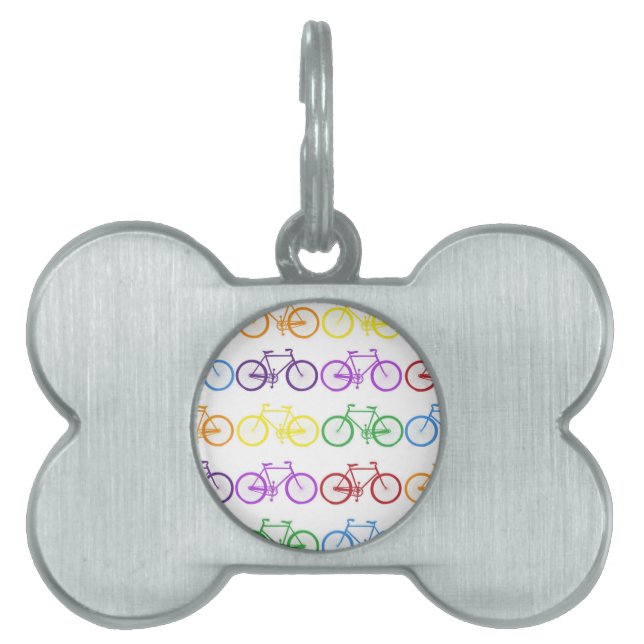 bicycle pet ID tag (Front)