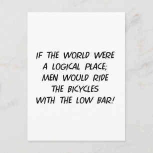 Bicycle Philosophy Postcard