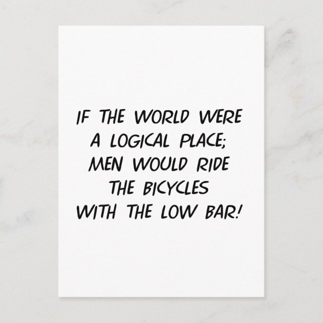 Bicycle Philosophy Postcard (Front)