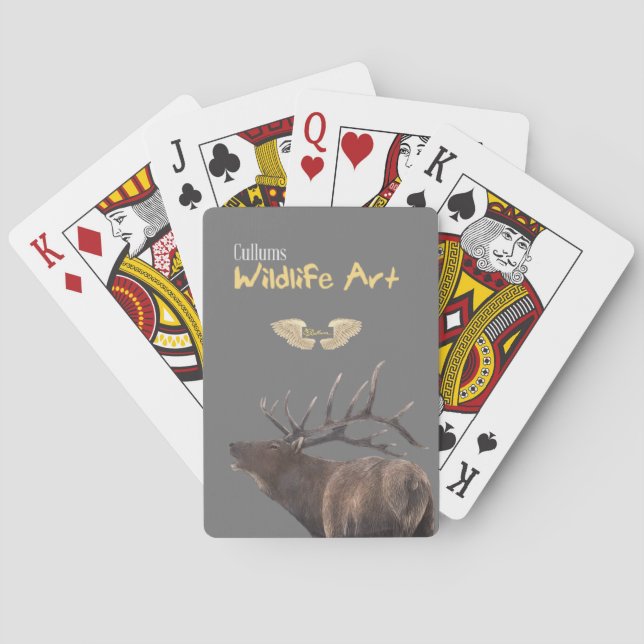 Bicycle Playing Cards Elk Bugle (Back)