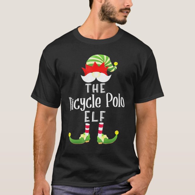 Bicycle Polo Elf Group Christmas Pajama Party (Front)
