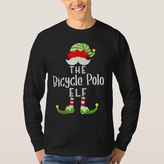 Bicycle Polo Elf Group Christmas Pajama Party (Front)