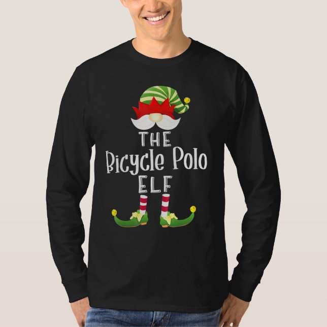 Bicycle Polo Elf Group Christmas Pajama Party (Front)