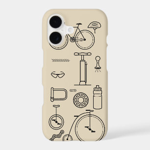 Bicycle Print Cycling Essentials Design