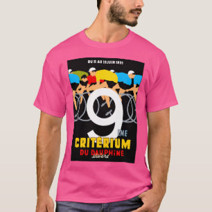 Bicycle Racing Criterium Vintage Advertising Print T-Shirt