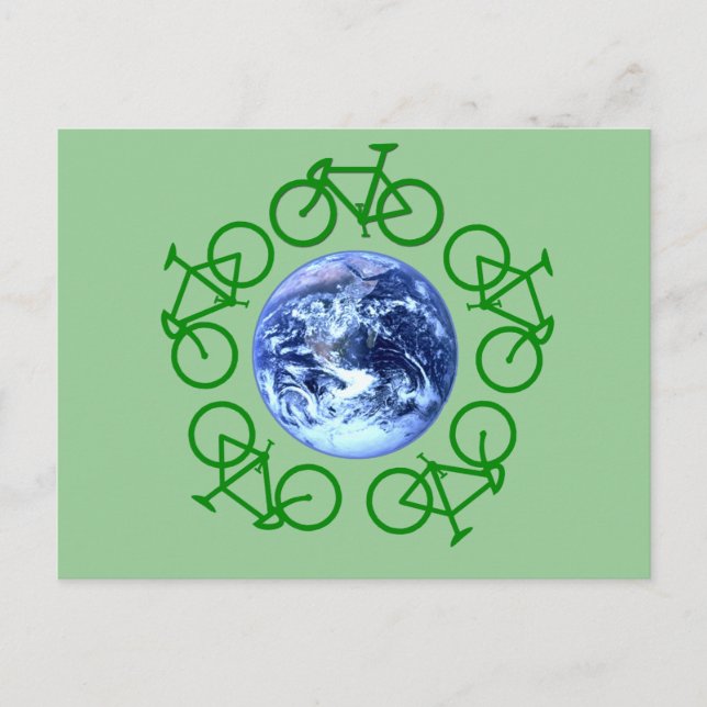 Bicycle Recycle Products Postcard (Front)