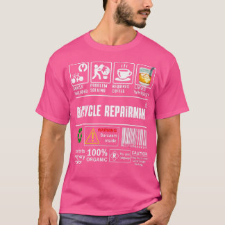 Bicycle Repairman Skills Included Bike Lovers Coff T-Shirt