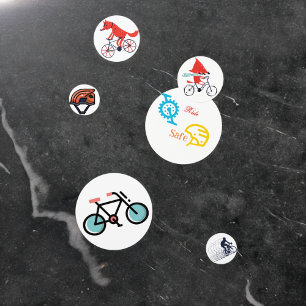 Bicycle Rider Confetti