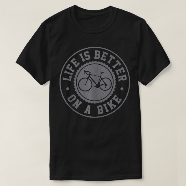 Bicycle road bike cycling road cyclist gift  T-Shirt (Design Front)