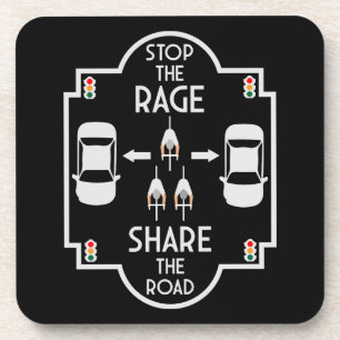 Bicycle Road Safety Coaster