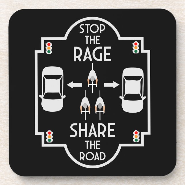 Bicycle Road Safety Coaster (Front)