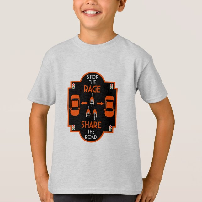 Bicycle Road Safety T-Shirt (Front)