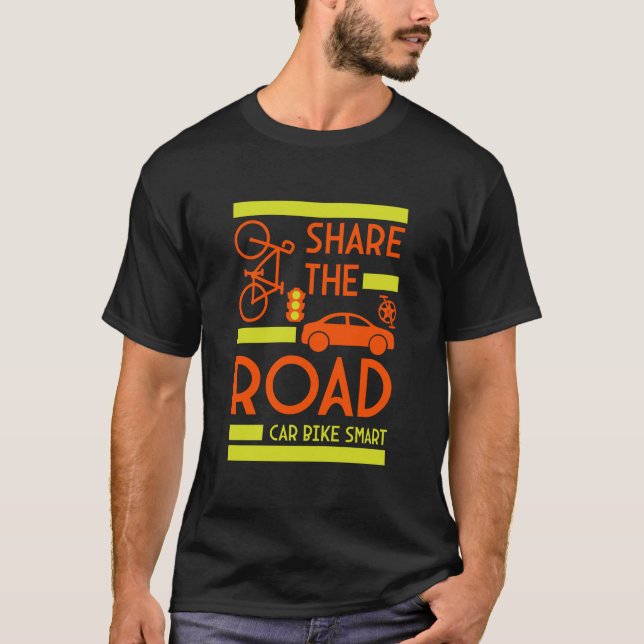 Bicycle Road Safety T-Shirt (Front)