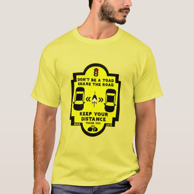 Bicycle Road Safety T-Shirt (Front)