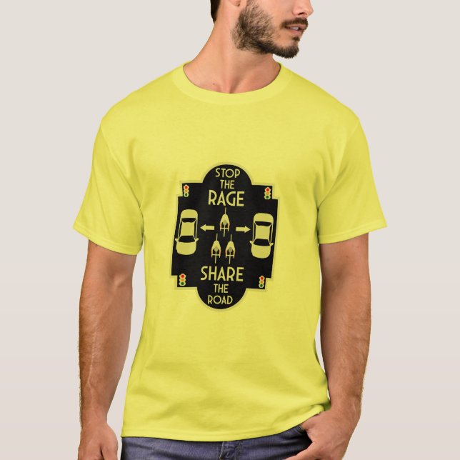 Bicycle Road Safety T-Shirt (Front)