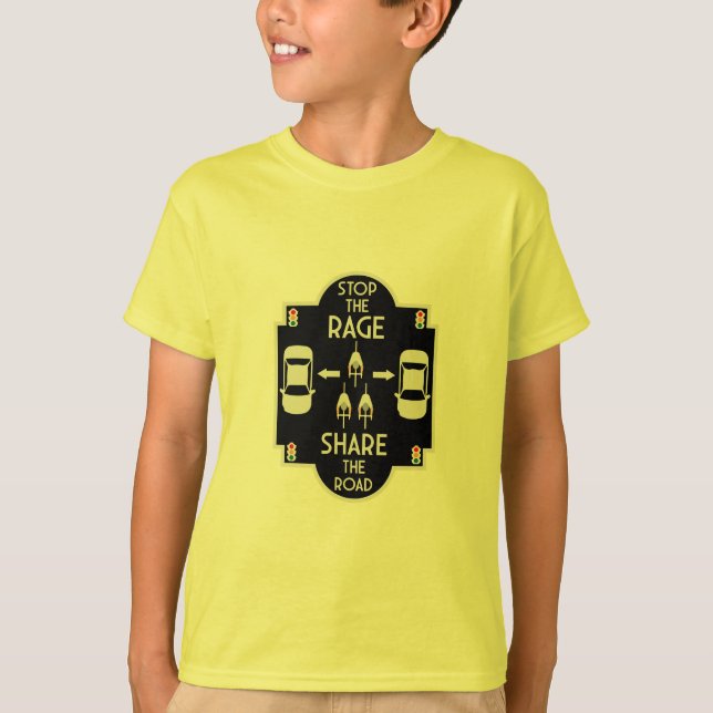 Bicycle Road Safety T-Shirt (Front)