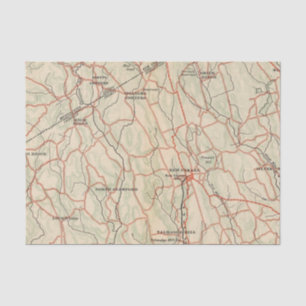 Bicycle Roads in New York and Conneticut 5 Tissue Paper