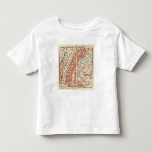 Bicycle Roads in New York and Conneticut 6 Toddler T-Shirt