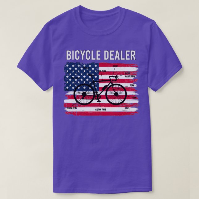 Bicycle Seller Bicycle technician funny Gift (2) T-Shirt (Design Front)