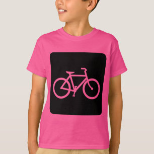 Bicycle Sign - Black T-Shirt