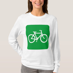 Bicycle Sign - Grass Green T-Shirt