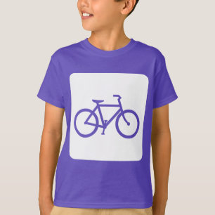 Bicycle Sign - White T-Shirt