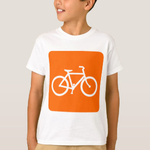 Bicycle Sign - White T-Shirt