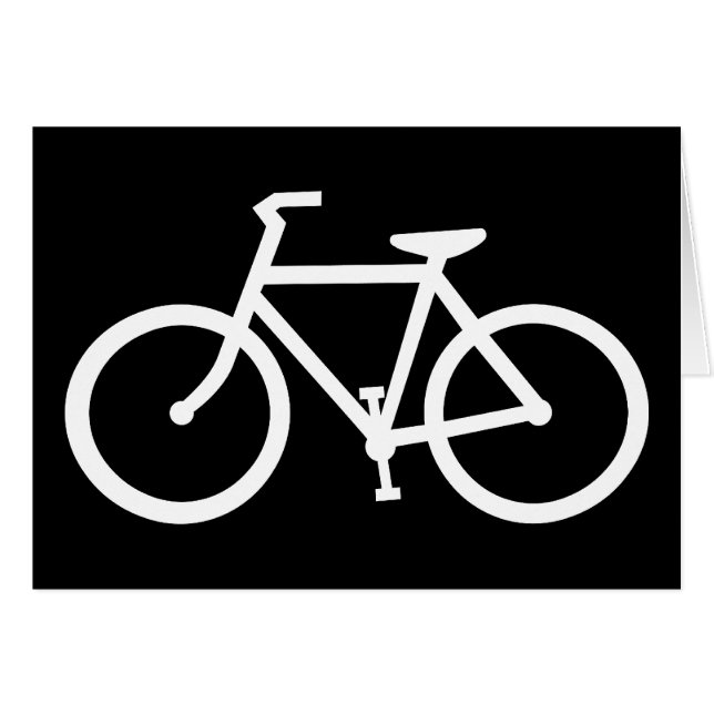 bicycle silhouette (Front Horizontal)
