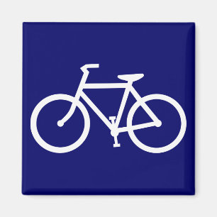 bicycle silhouette magnet