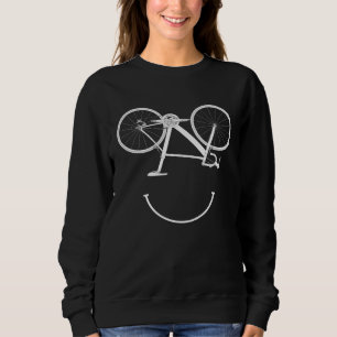 Bicycle Smile Cyclist Bicycle Rider Cycling Bike T Sweatshirt