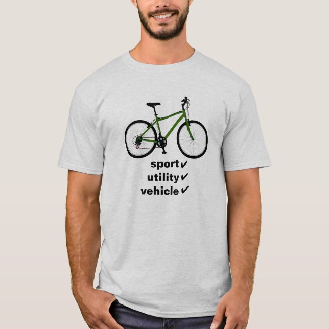 bicycle: sport utility vehicle T-Shirt (Front)