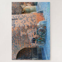 Bicycle, St. Nicholas Church, Copenhagen, Denmark