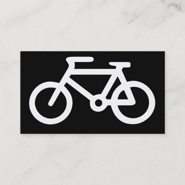 Bicycle Symbol Business Card (Front)