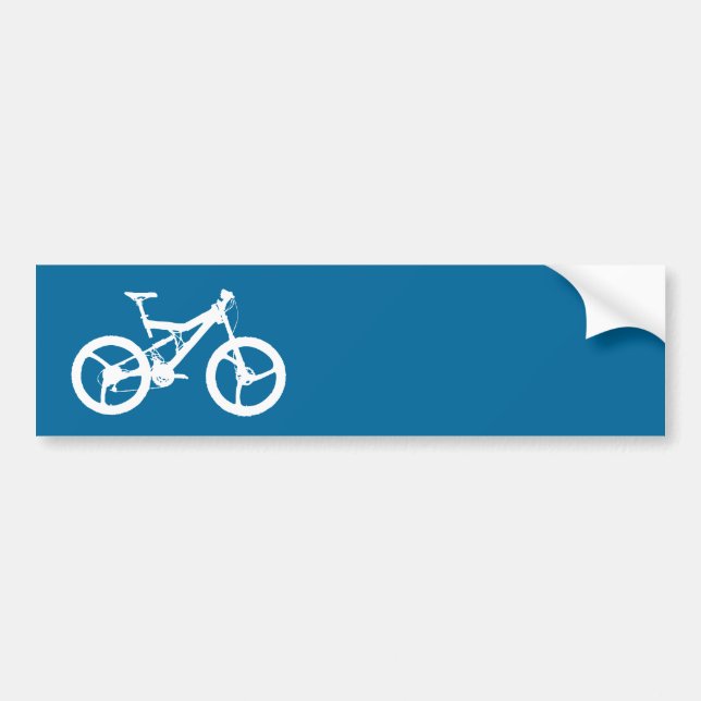 Bicycle template bumper sticker (Front)