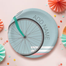 Bicycle Theme Party with Custom Text
