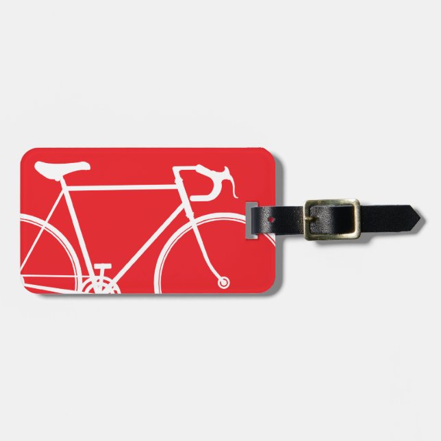 Bicycle Travel Bag Tag Template (Front Horizontal)