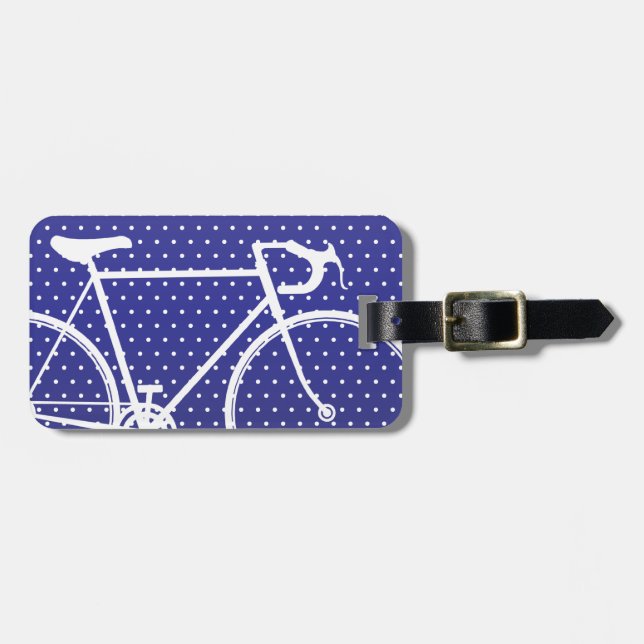 Bicycle Travel Bag Tag Template (Front Horizontal)