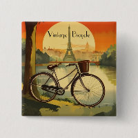 Bicycle Travel Poster, Paris customisable