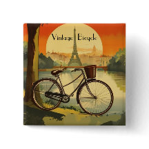 Bicycle Travel Poster, Paris customisable