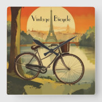 Bicycle Travel Poster, Paris customisable