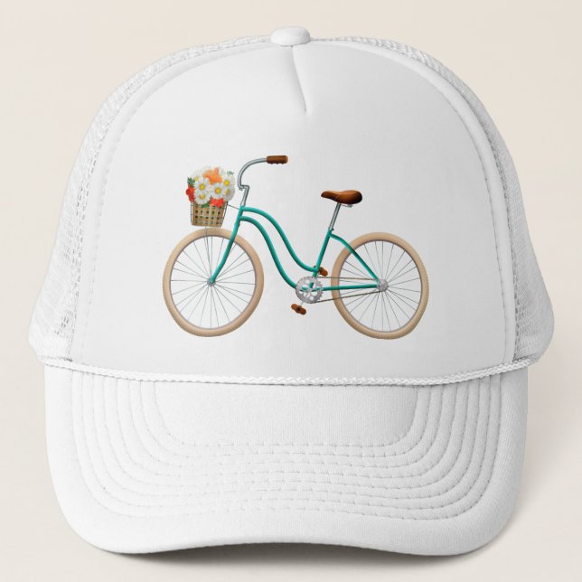 Bicycle Trucker Hat (Front)