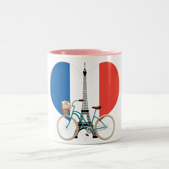 Bicycle Two-Tone Coffee Mug (Center)