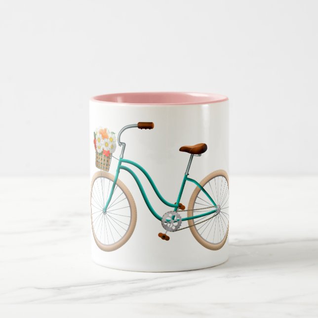 Bicycle Two-Tone Coffee Mug (Center)